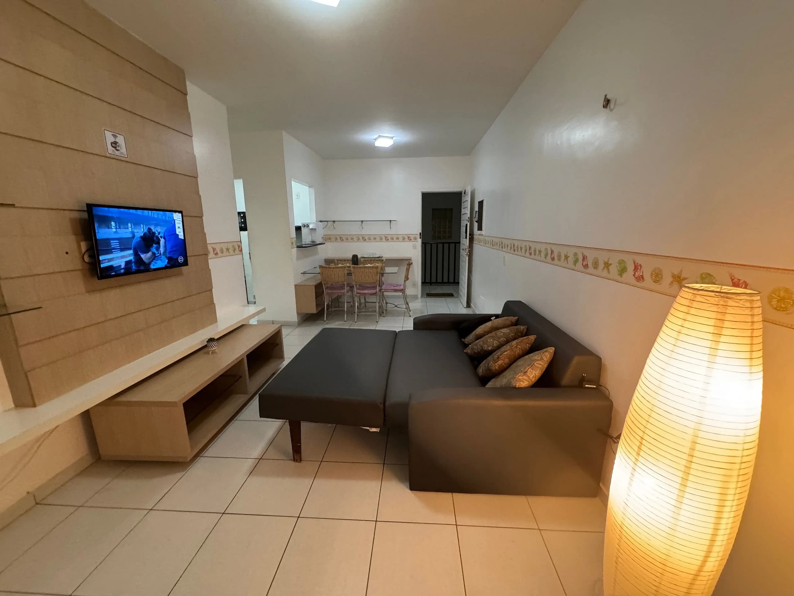 Beach Living 02 Qts Vista Parcial Mar Climatizado