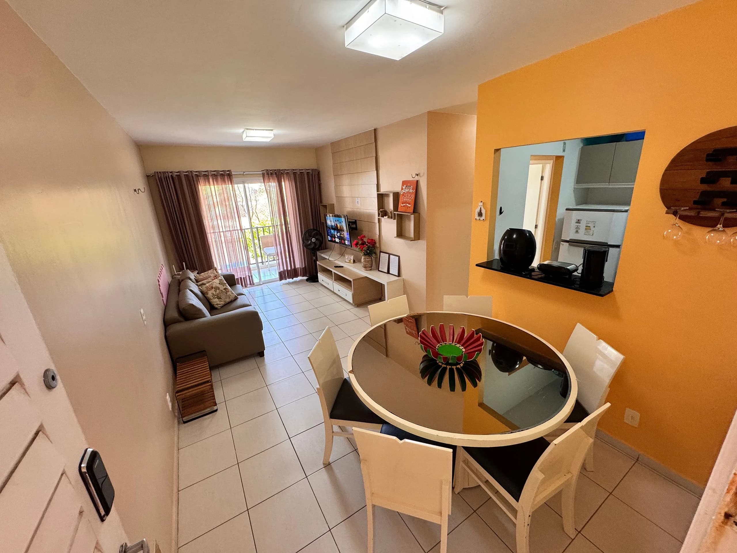 Beach Living 02 Qts Vista Parcial Mar Bem decorado