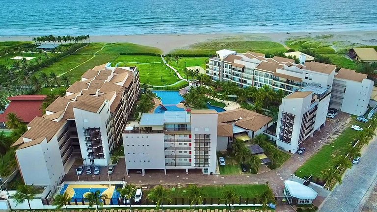 Beach Living 02 Qts Vista Parcial Mar Climatizado