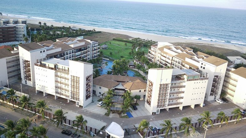 Beach Living 02 Qts Vista Parcial Mar Climatizado