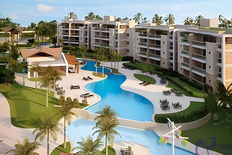 Riviera Beach Place - Lindo família, ap 2qtos